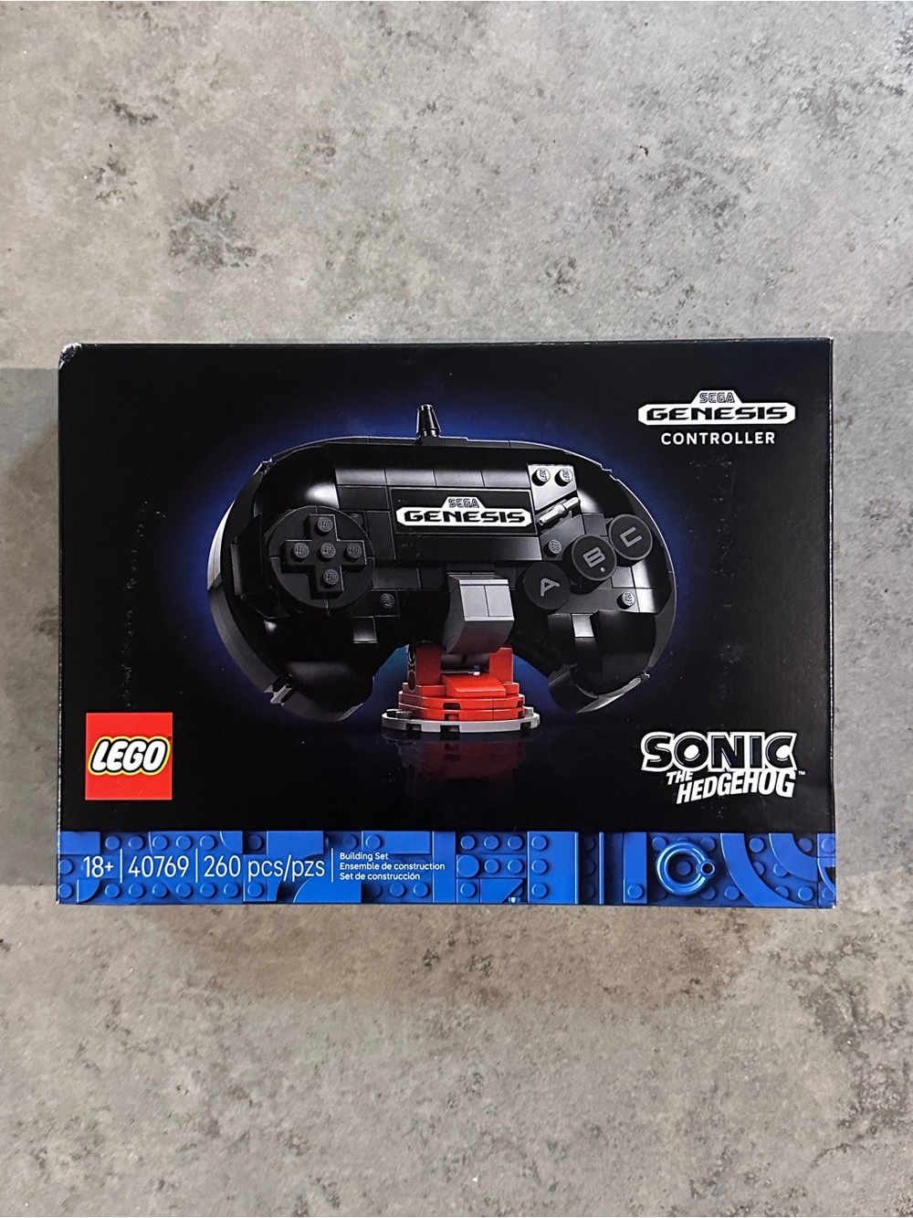 NEW SEALED RETIRED GWP LEGO Sega Genesis Controller: Sonic The Hedgehog 40769